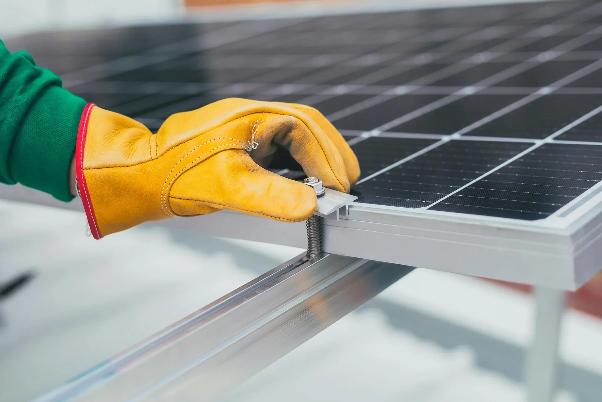 Rooftop solar panels installed by Prolec